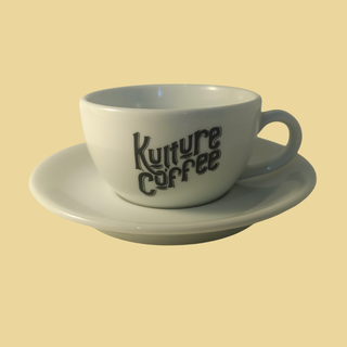 Kulture Coffee Cup & Saucer