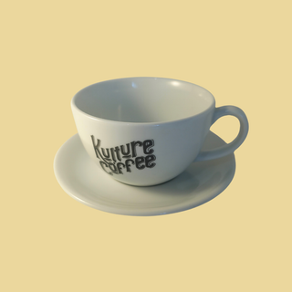 Kulture Coffee Cup & Saucer