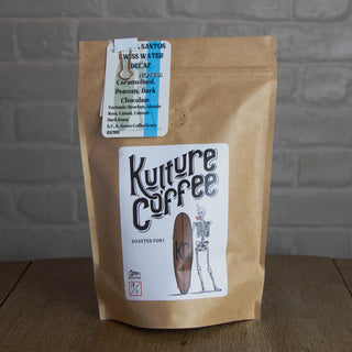 Brazil Santos Decaf Coffee – Swiss Water Processed, Dark Roast (Rainforest Alliance Certified)